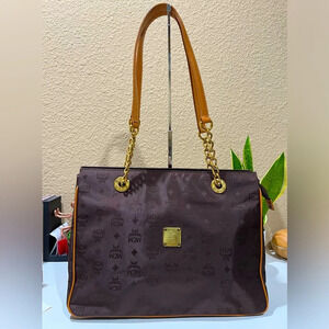 MCM Vintage Zippered Tote